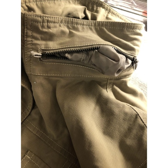 Kuhl Jacket Womens Small Tan Hooded Utility Field Coat Cotton Nylon Outdoor - Picture 10 of 14